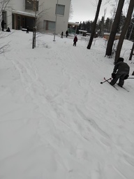 Tämän talven hiihtojakso on pitkä. Yli kolme viikkoa on voinut valita ulkoilun aikana hiihdon.