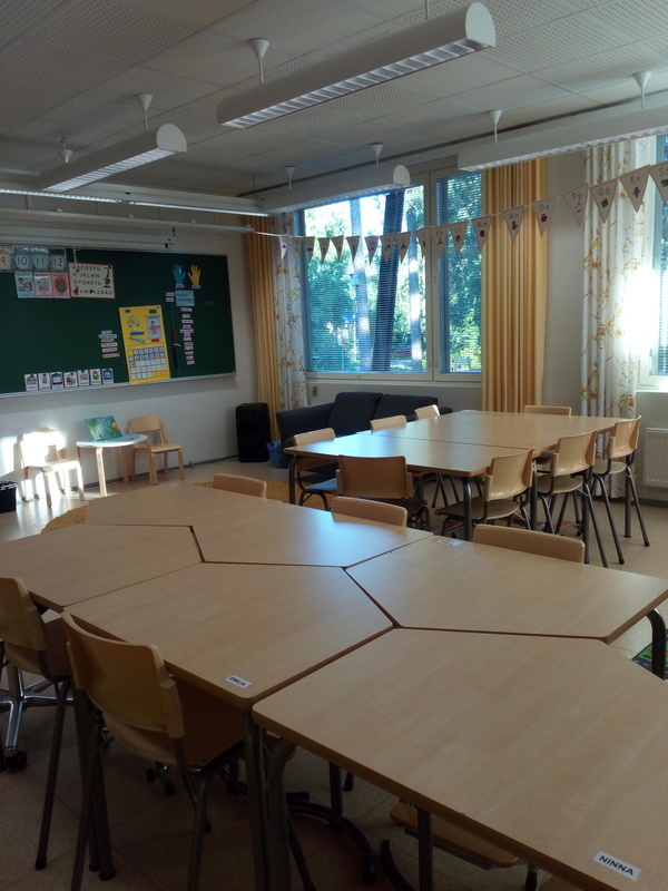 Kotkanpesän ryhmätila.