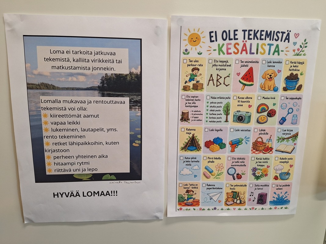 Muista ottaa loma rennosti