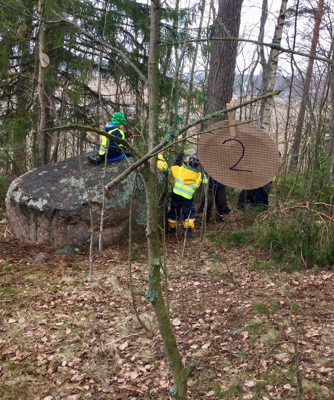 Eurojen bongausta metsäretkellä