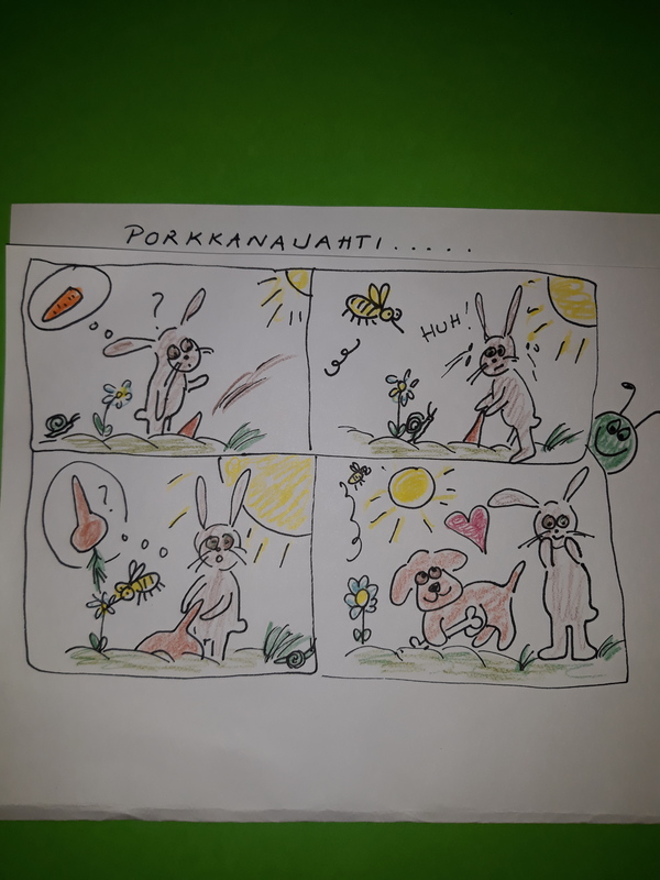 7.s vain sarjakuvat ympärilleen kerää..