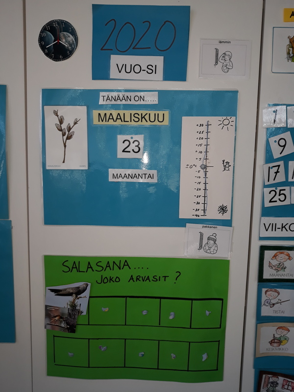 Maanantai23.3 salasana..kukas kohta kukkuu? Millä kirjaimella alkaa?