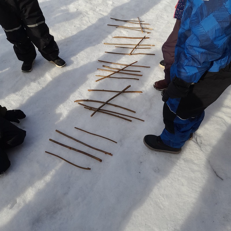 Tukkimiehen kirjanpitoa luontotuvalla