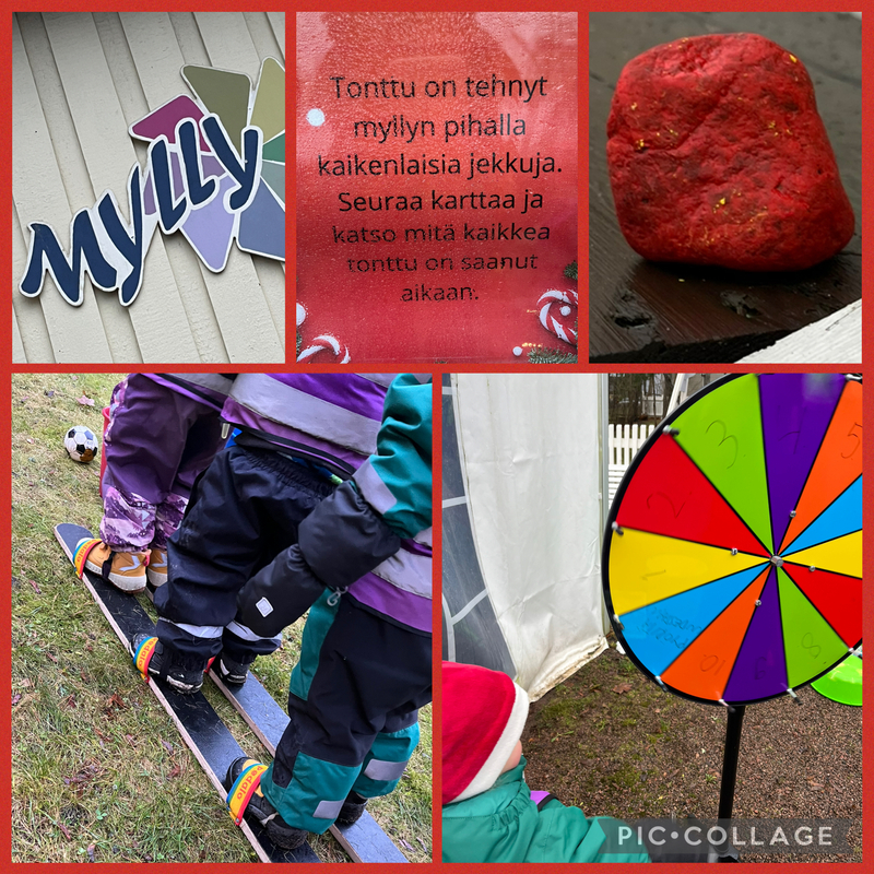 Kuvassa Myllyn rastipisteitä