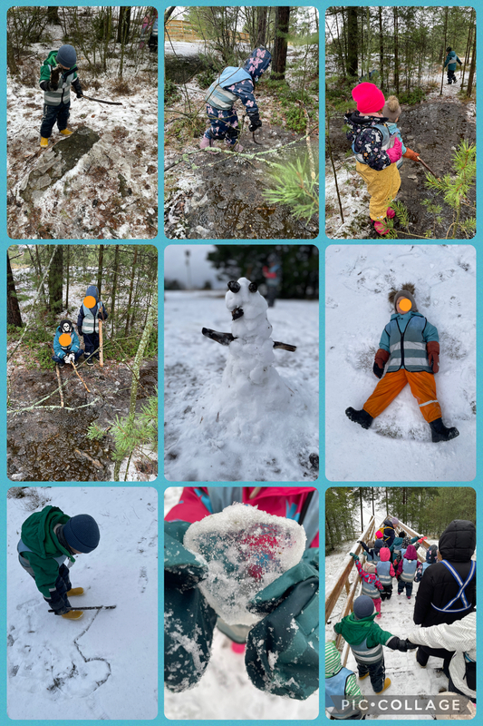 Talven ensimmäinen lumiretki