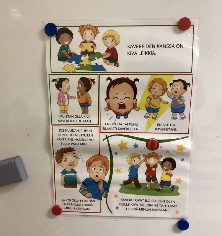 Kaveritaitoja pohdimme yhdessä piirillä❤️