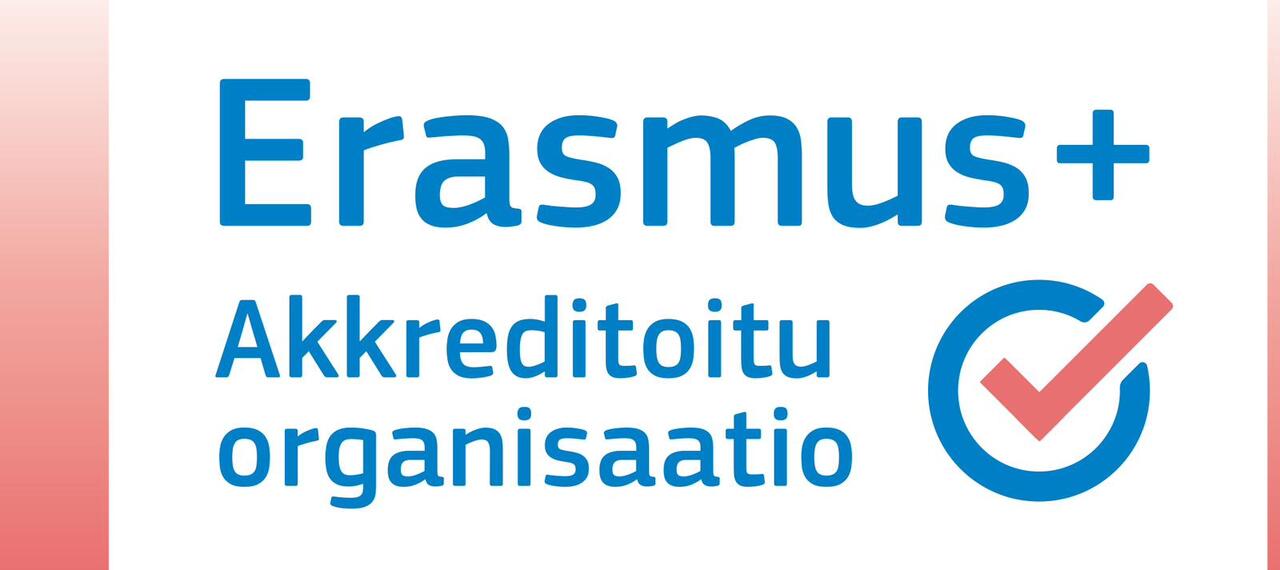 Erasmus + akkreditointilogo