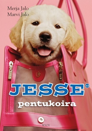 Kuvassa on kansikuva kirjasta "Jesse, pentukoira"