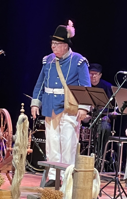 Ruotsin sotilaan asu.