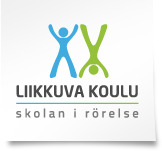 Logo, joka ohjaa Liikkuva koulu -sivustolle.