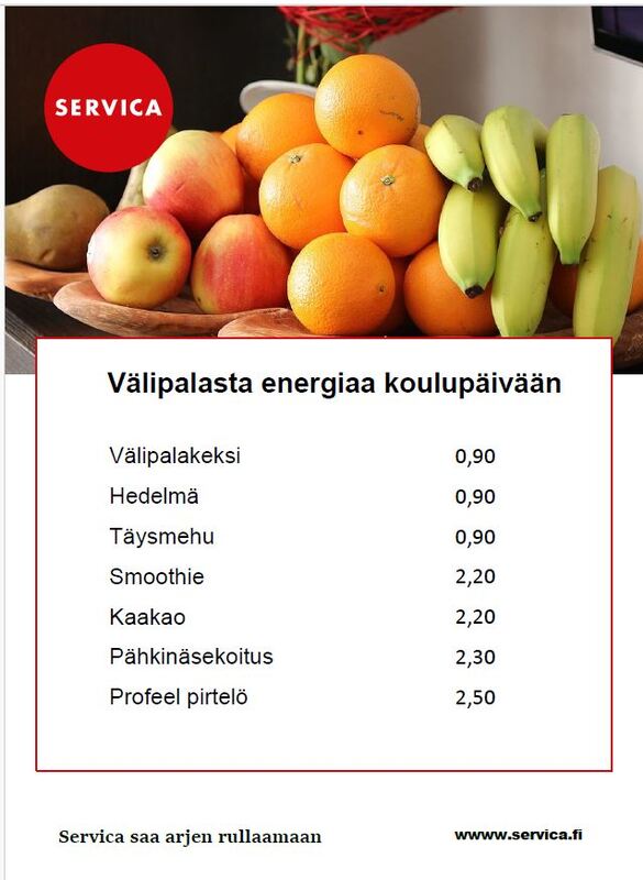 Tarjolla olevista välipaloista monipuolinen valokuva.