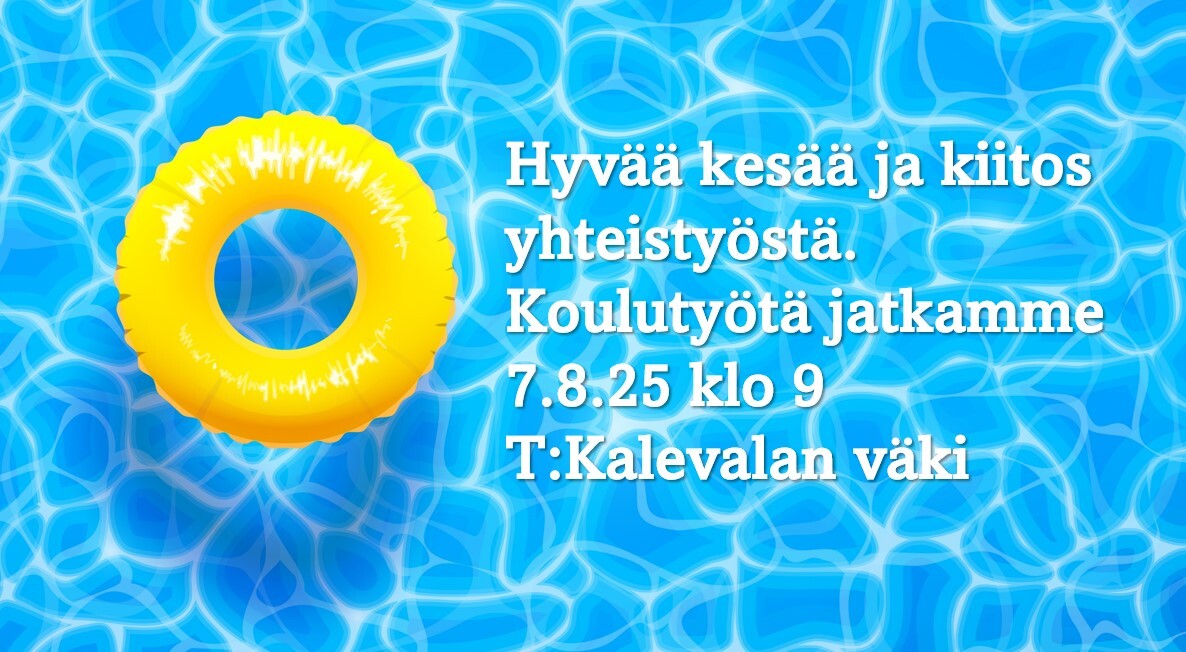 Hyvää kesää 2025