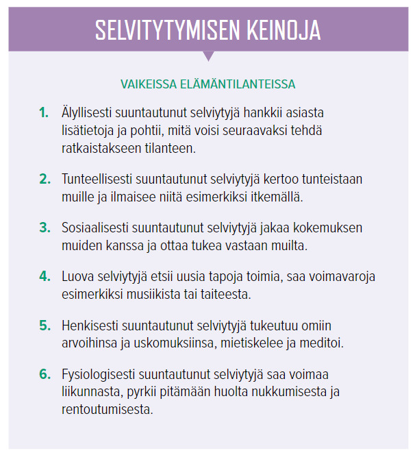 kpl 63 Mielen häiriöt / selviytymisen keinot: mikä sopii sulle?