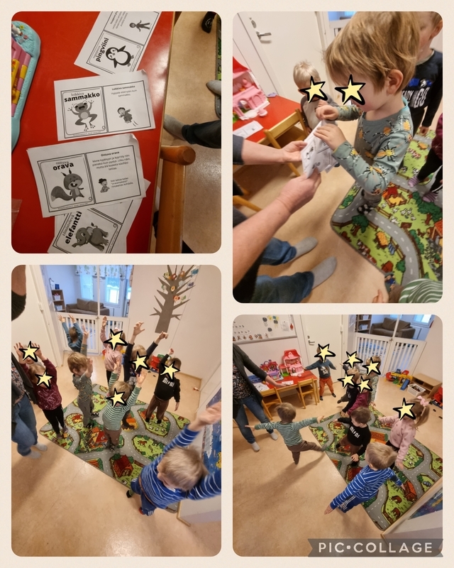 Eläin jumppaa