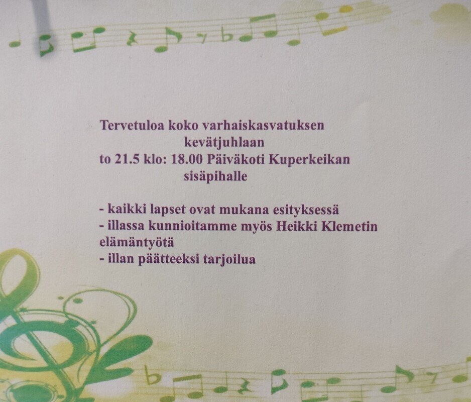 Tiedoksi