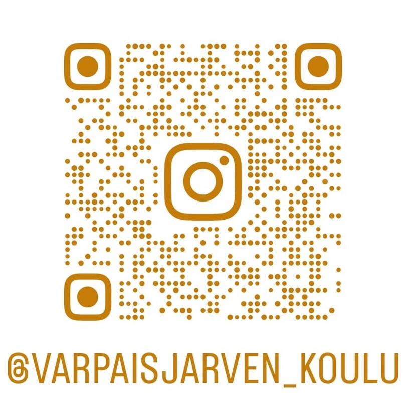 QR koulun Instagramiin