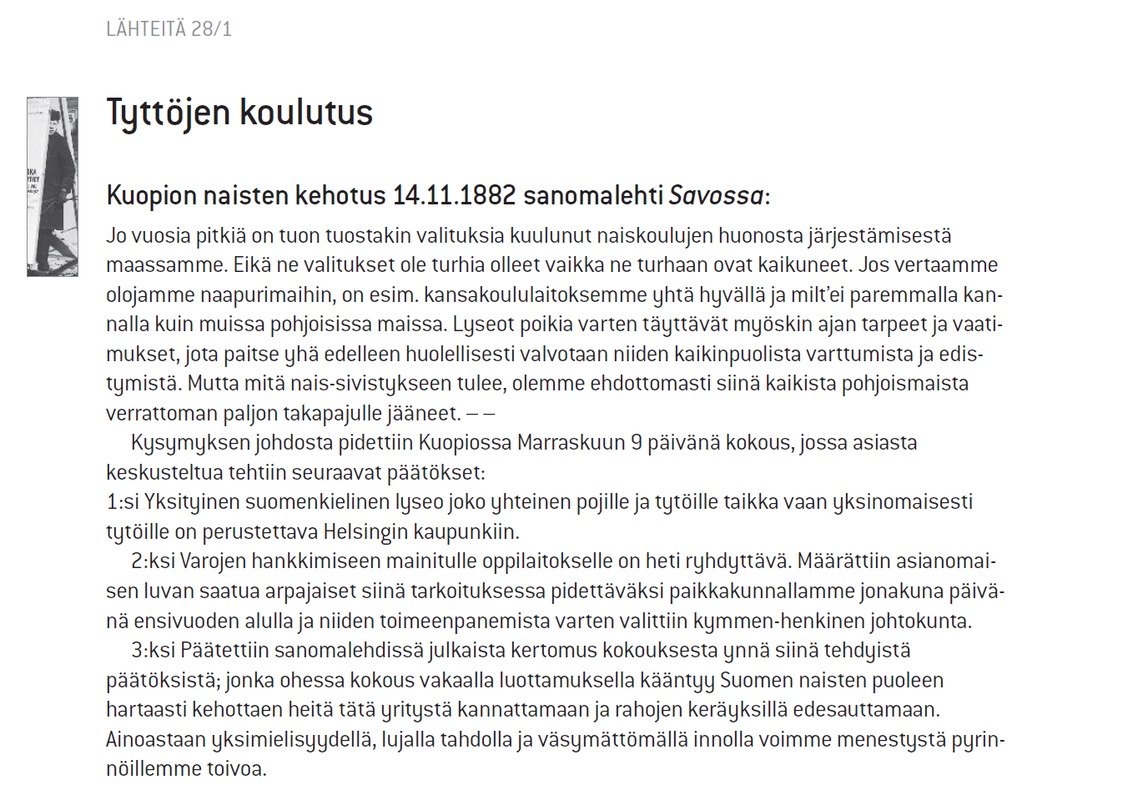 Naisten asema Suomessa 1800-luvun lopulla