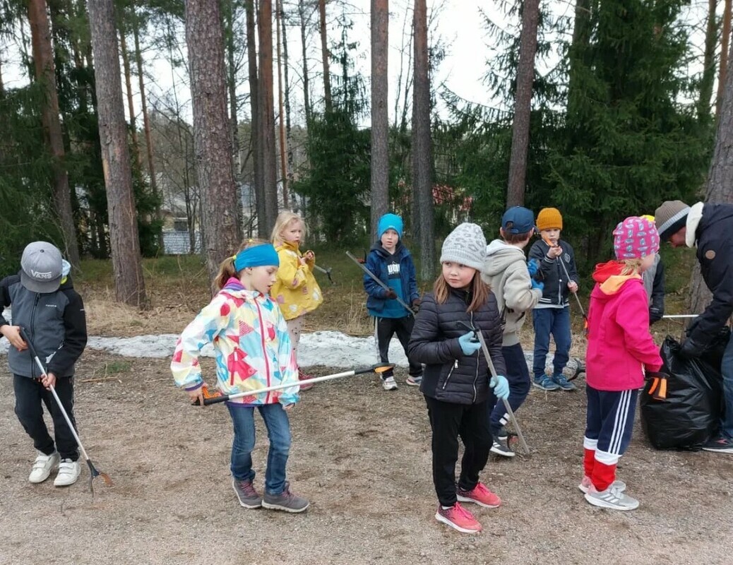 Iltis siivoaa