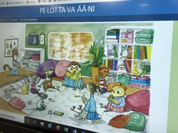 Seikkailujen eskarin eläimet kuulivat pelottavan äänen. He keskustelivat, miltä pelko tuntuu.