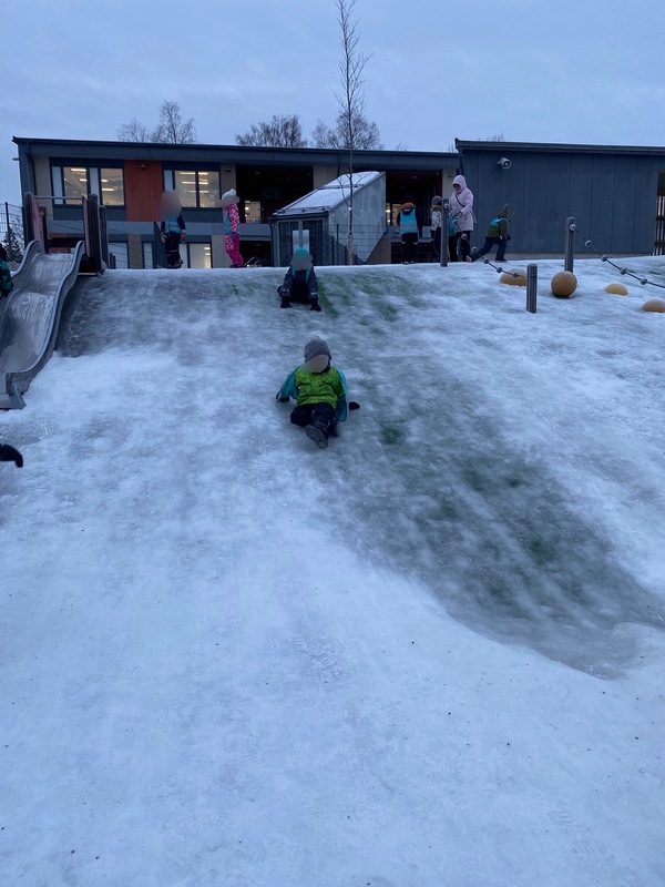 Välitunnilla.