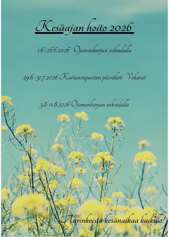 KESÄAJAN HOITIIPAIKAT