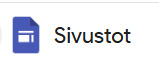 Google Sitesin logo, kuvituskuva.