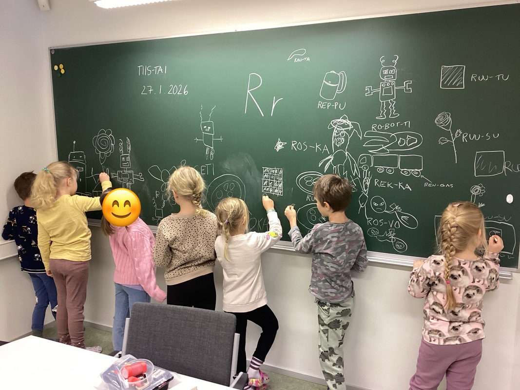 Ti 27.1. Tutustuimme R-kirjaimeen eri tavoin