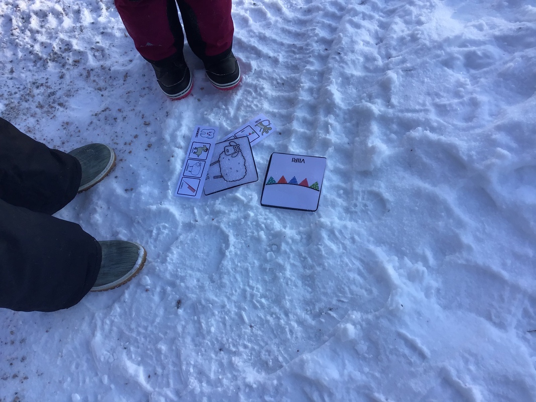 Pe 5.2. vietimme Runeberginpäivää suunnistaen riimejä