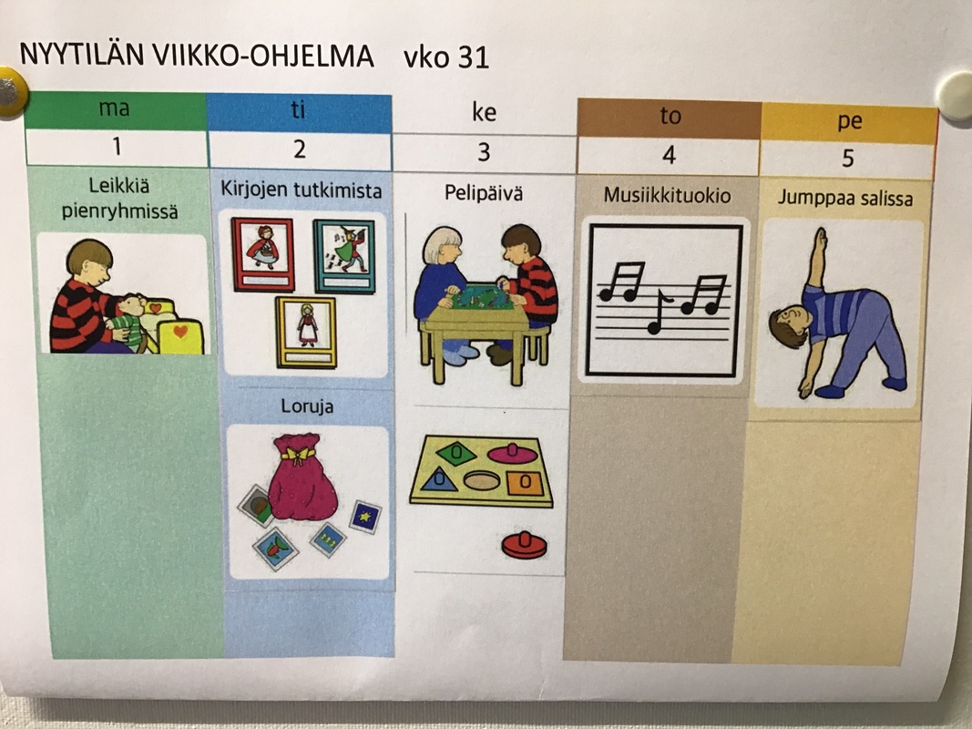 Viikko-ohjelma.