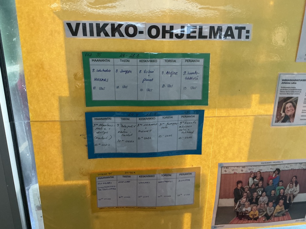 Viikon 35 ohjelmat
