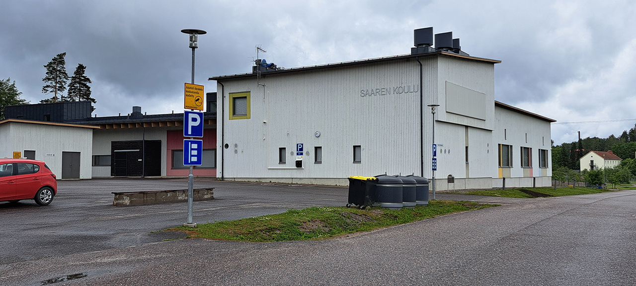 Kuvassa Saaren koulu Mäntsälässä