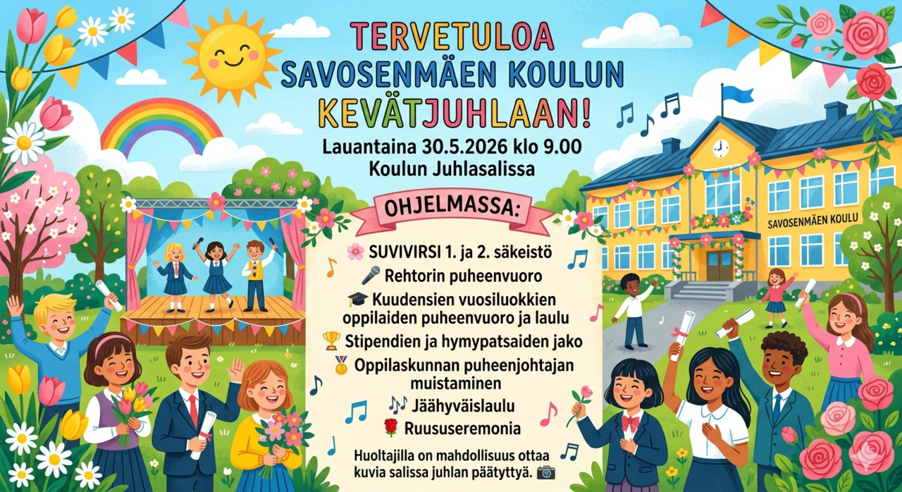2026 Savosenmäen koulun kevätjuhlat