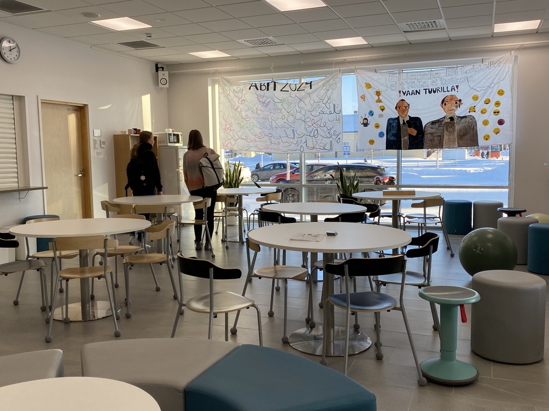 Kahvio-aula on koulun sydän Kahvio on koulun sydän