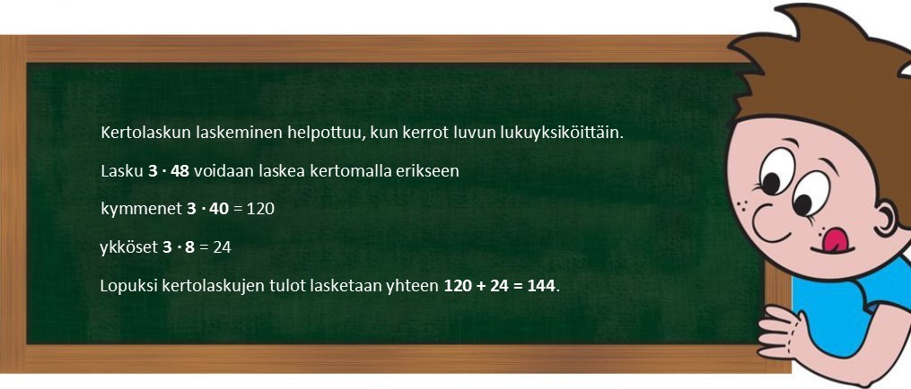 Kertominen lukuyksiköittäin