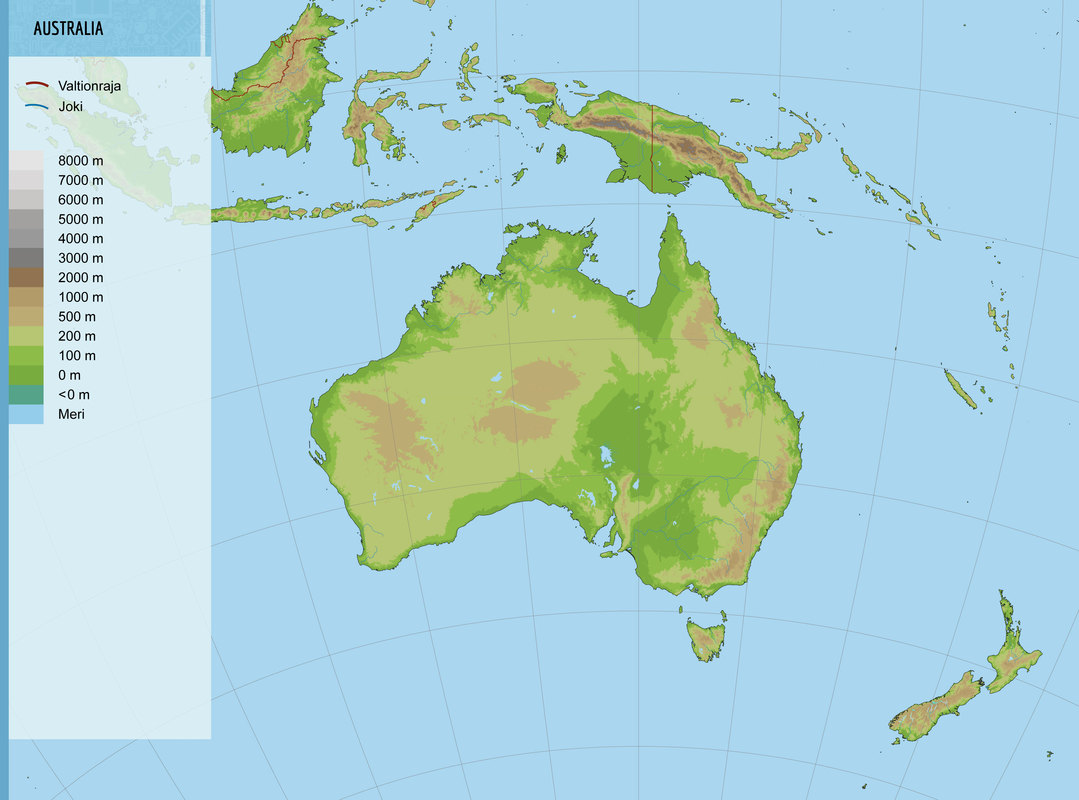 Australia on laaja manner.