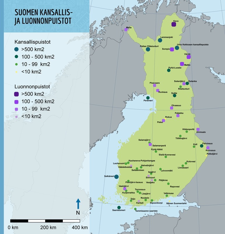 Suojelualueita Suomessa