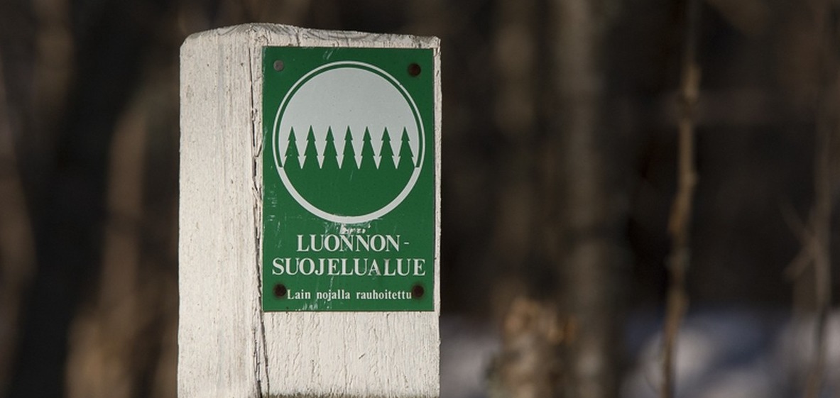 Luonnonsuojelualueen merkki