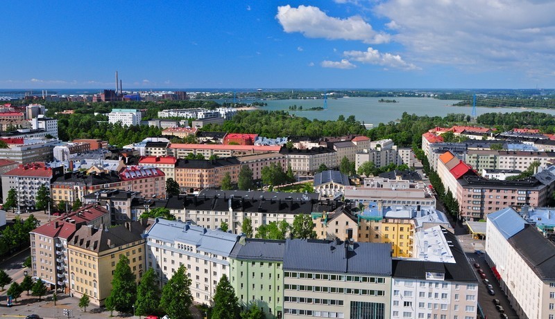 Helsinki on kaunis kaupunki. Huomaa, että korkeat pilvenpiirtäjät puuttuvat!