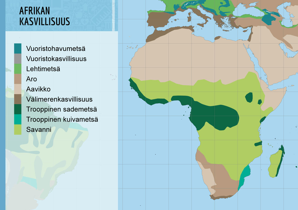 Afrikan kasvillisuusvyöhykkeet