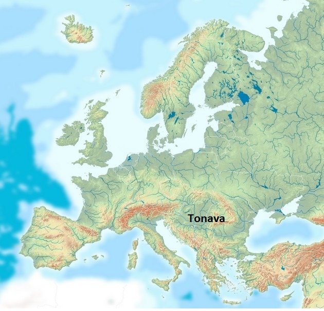 Tonava virtaa monen suuren kaupungin halki. Se laskee Mustaanmereen.