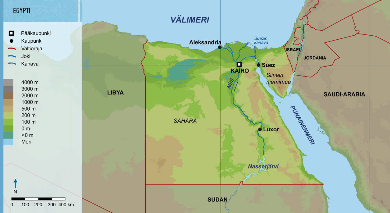Egyptin valtiokartta