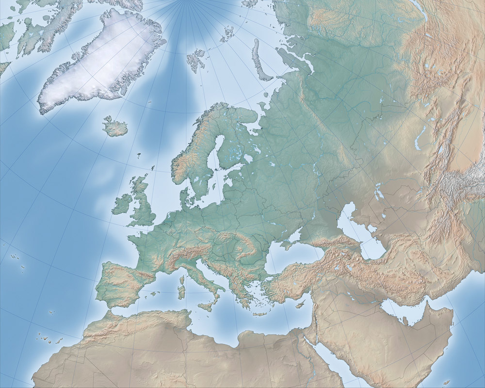 Piirrä Euroopan rajat