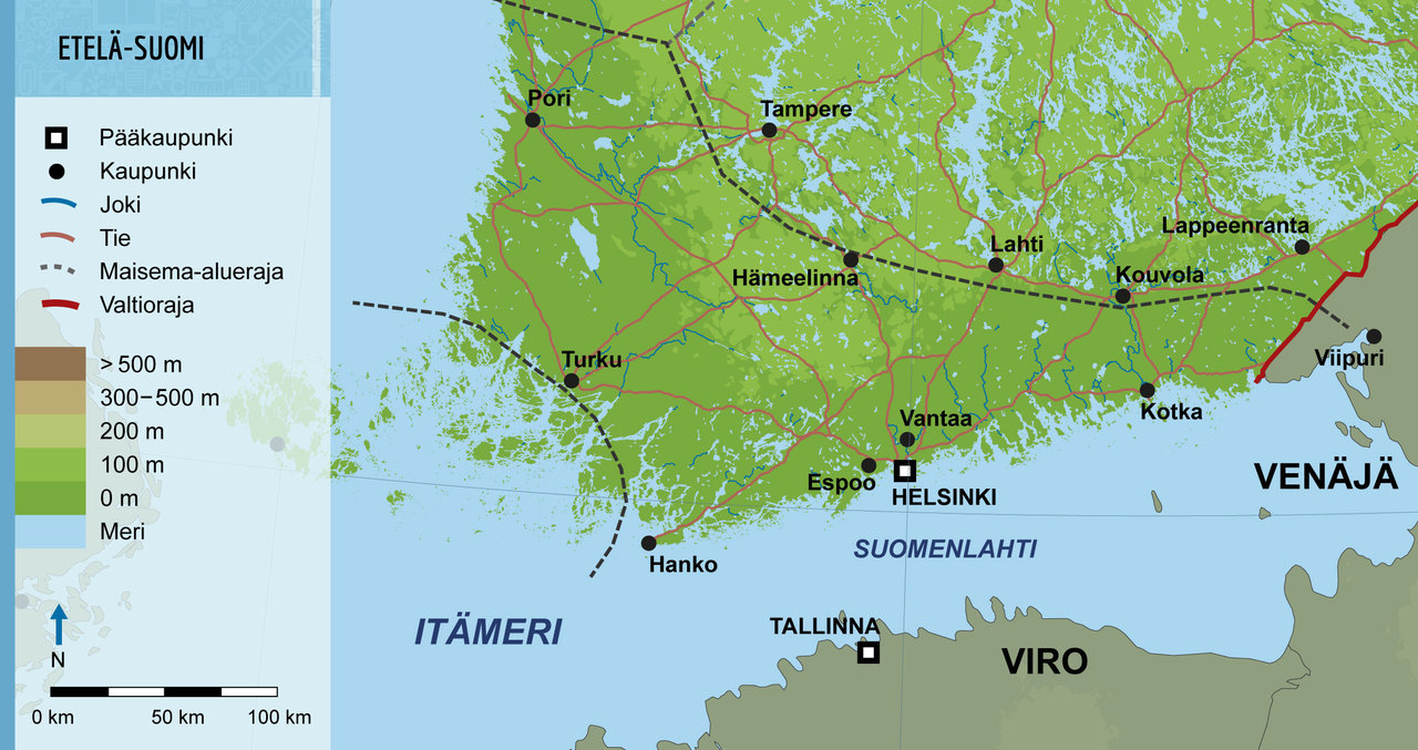 Etelä-Suomi.