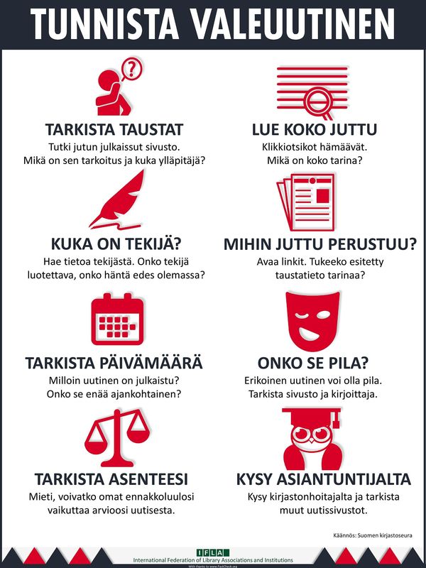 Tunnista valeuutinen