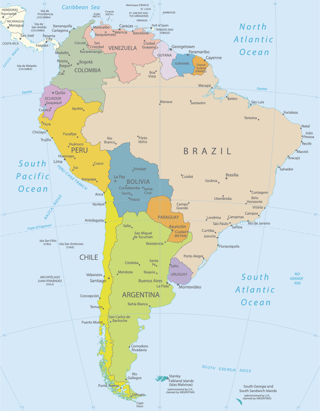 South American nations.