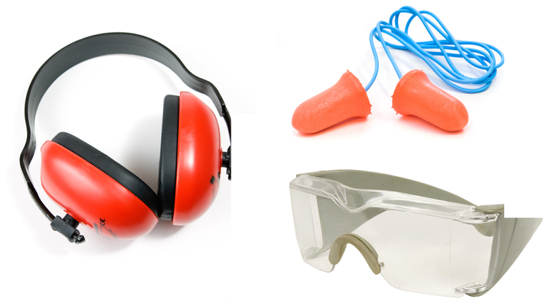 Hearing and vision protection are essential pieces of equipment in many professions.