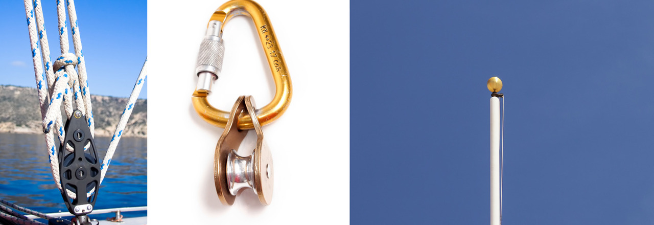 Pulleys reduce the friction produced when pulling a rope.
