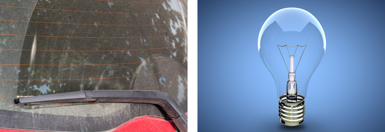 Thermal resistors can also be found in cars and in incandescent light bulbs.
