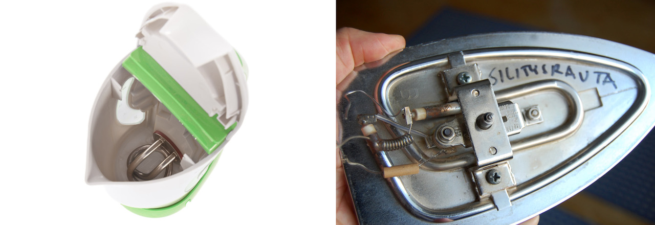 Thermal resistors are used in electric kettles and irons.