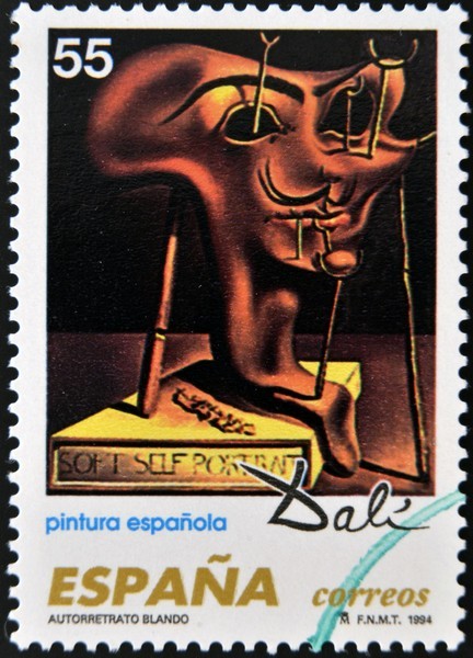 Salvador Dali - kuuluisa espanjalainen taitelija.